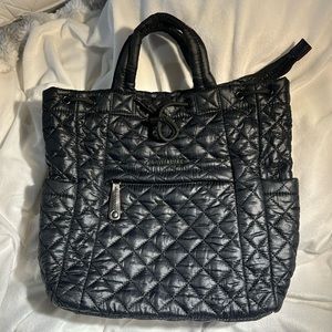 MZ Wallace Metro Convertible Backpack Black New